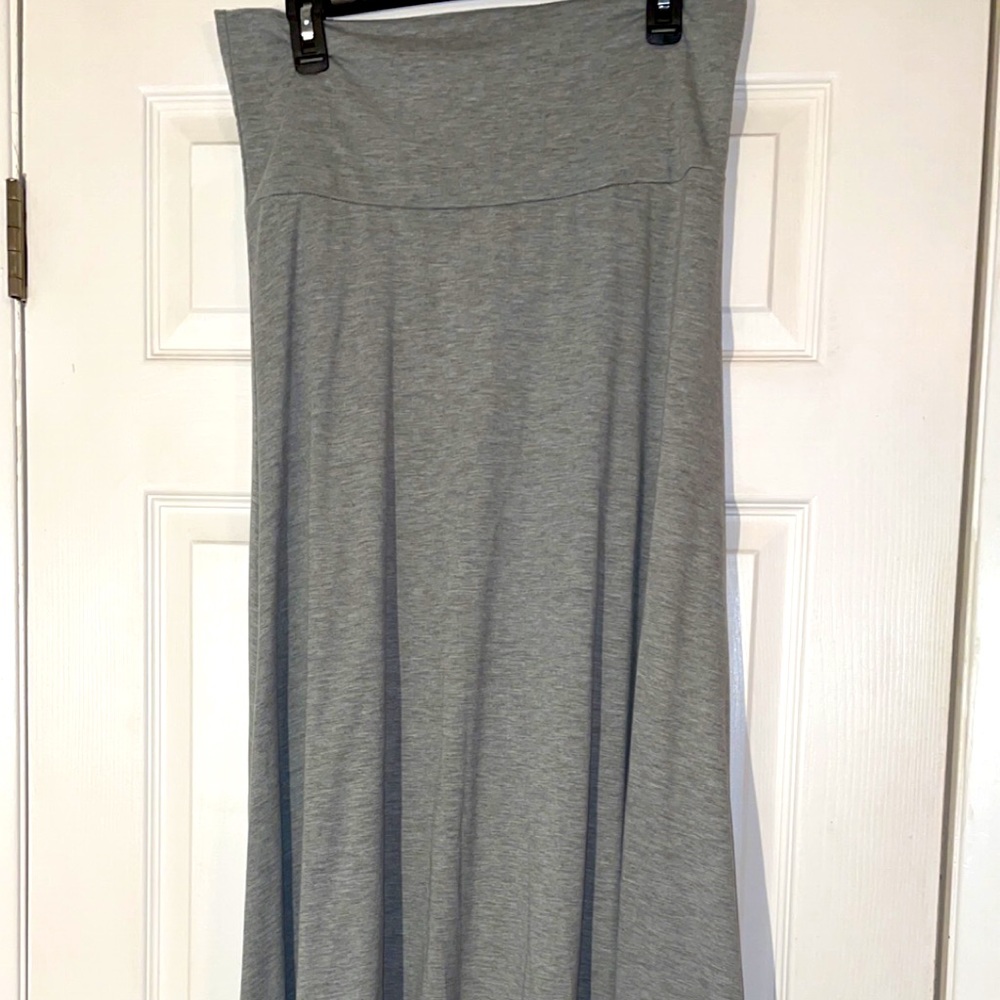 Lula roe grey flowing skirt or dress
